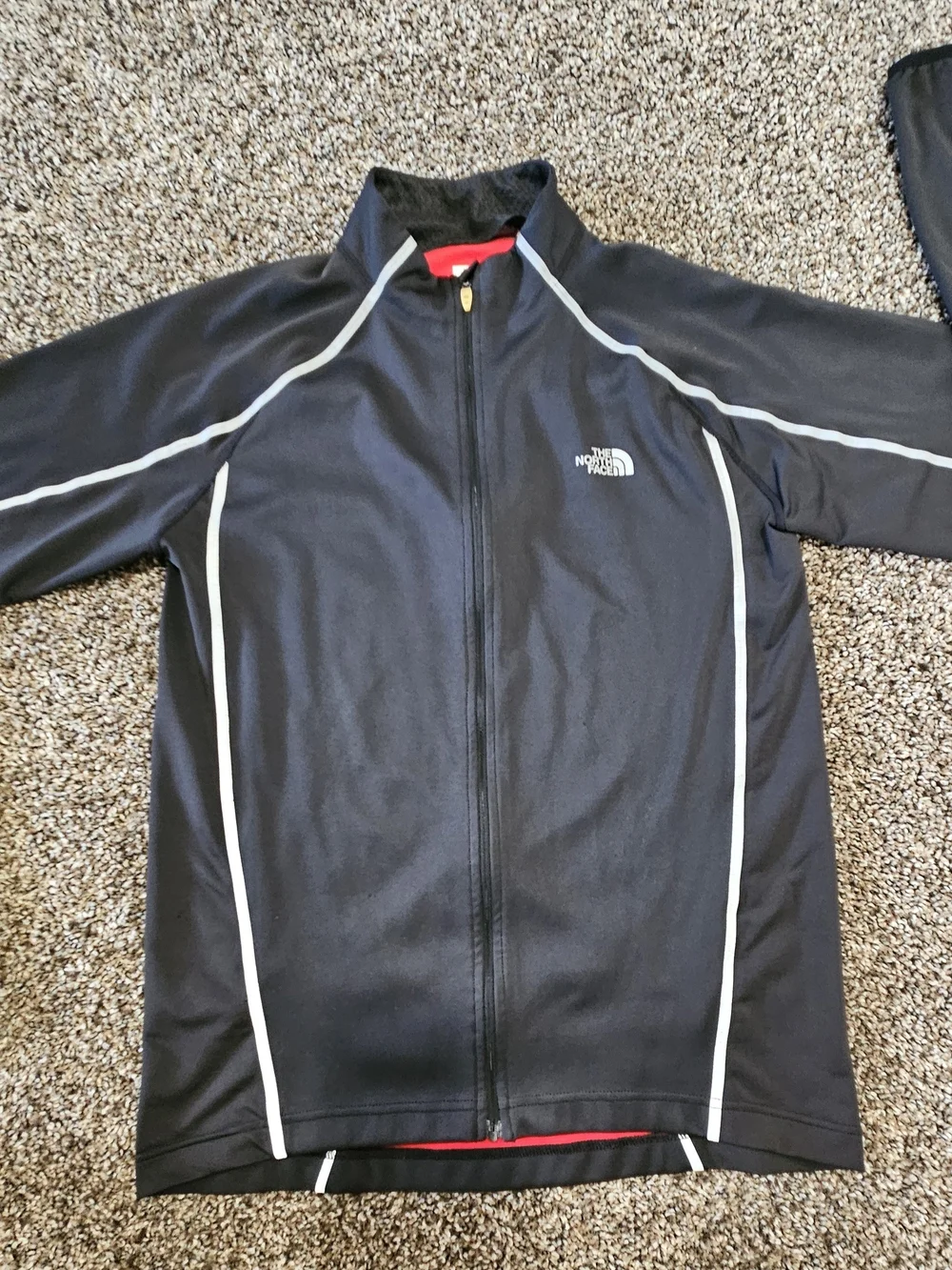 The North Face Men's Black Zip-Up Athletic Jacket